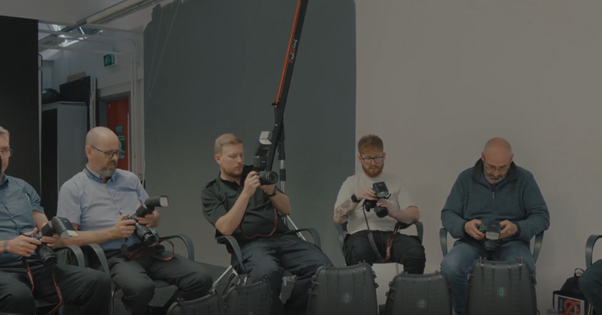 Police photography training group