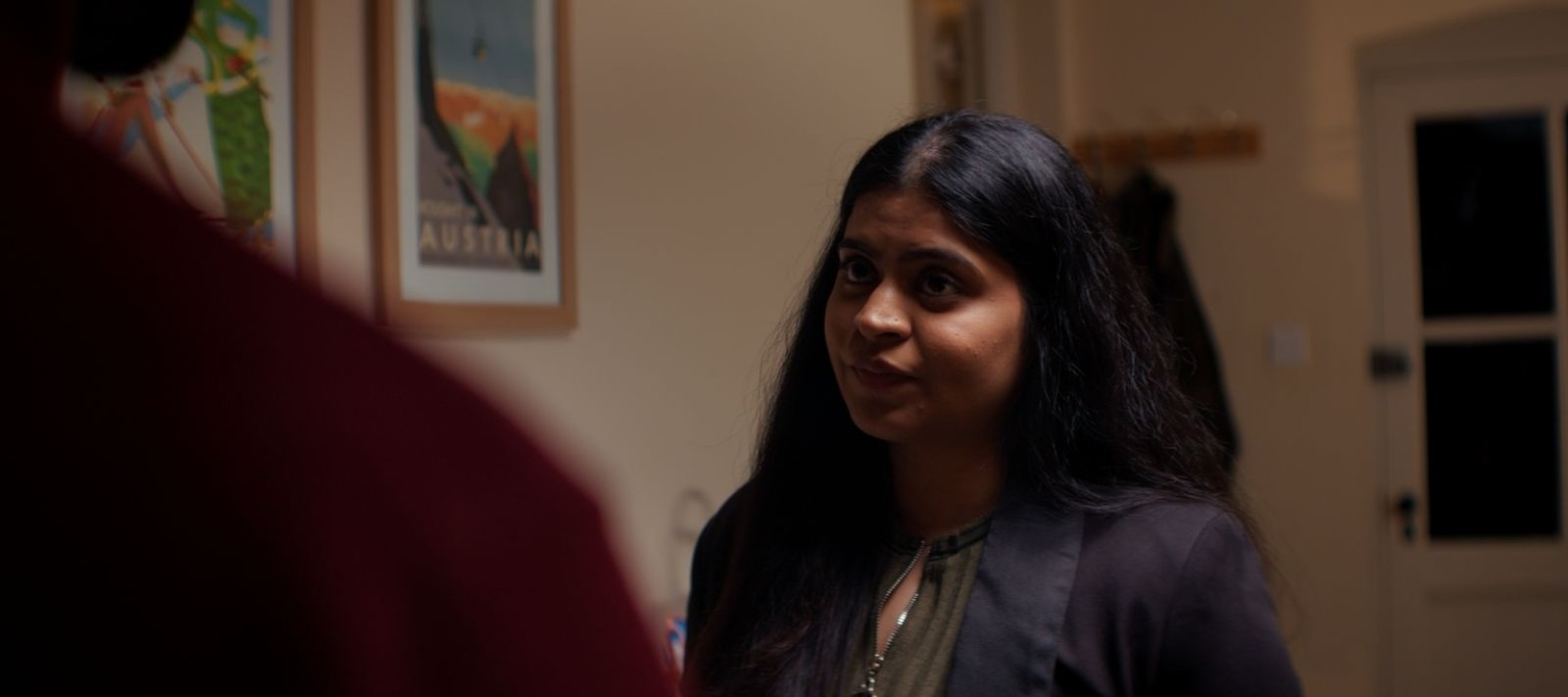 Conversation scene from Mrs and Mr