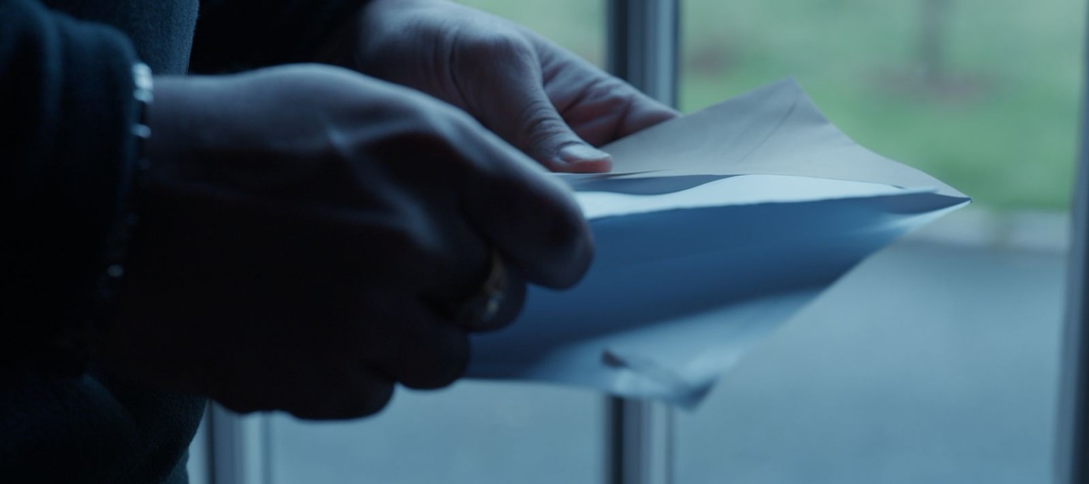 Letter and paperwork in Mrs and Mr