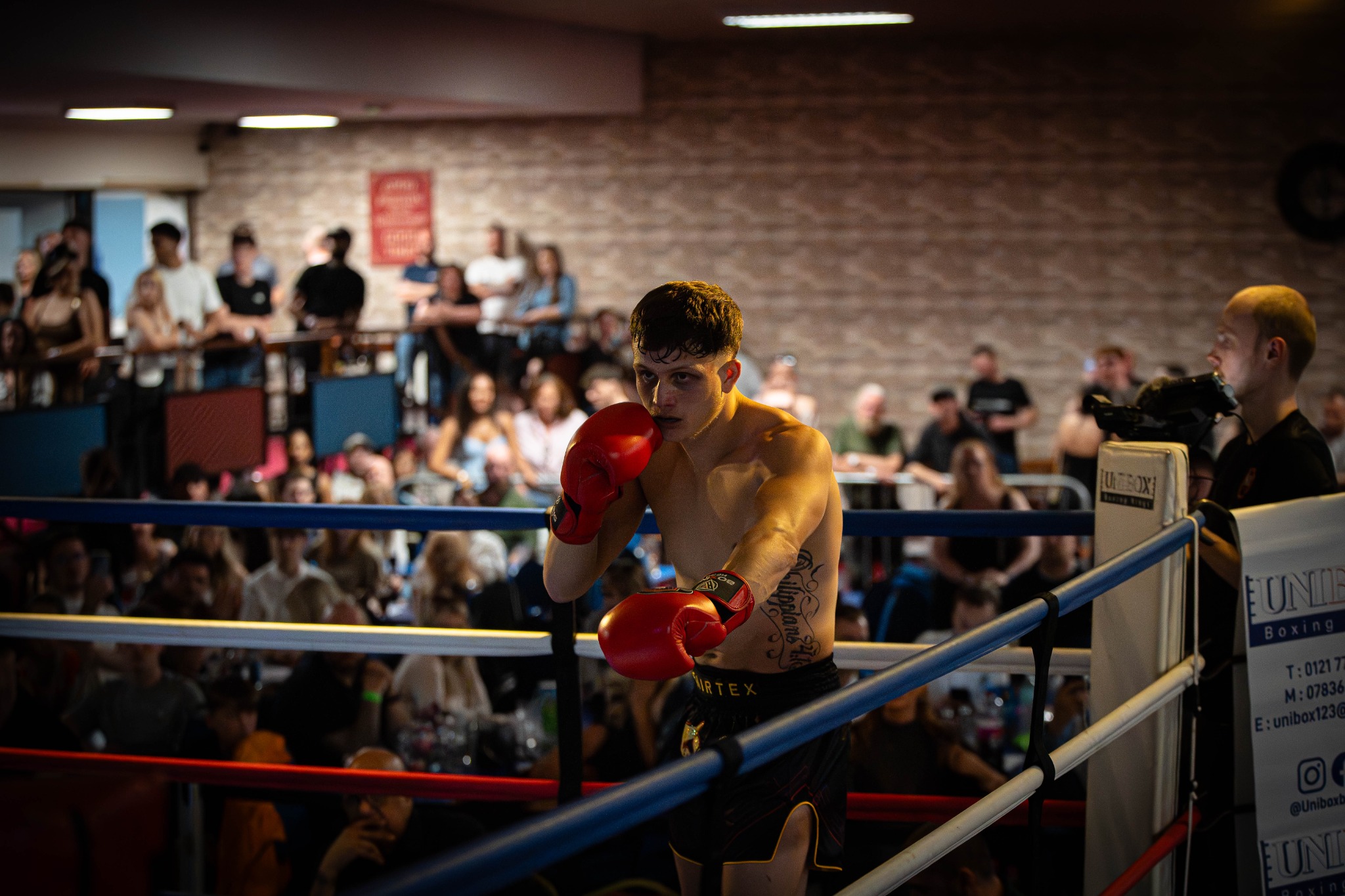 Fight Night Championships fighter in the ring