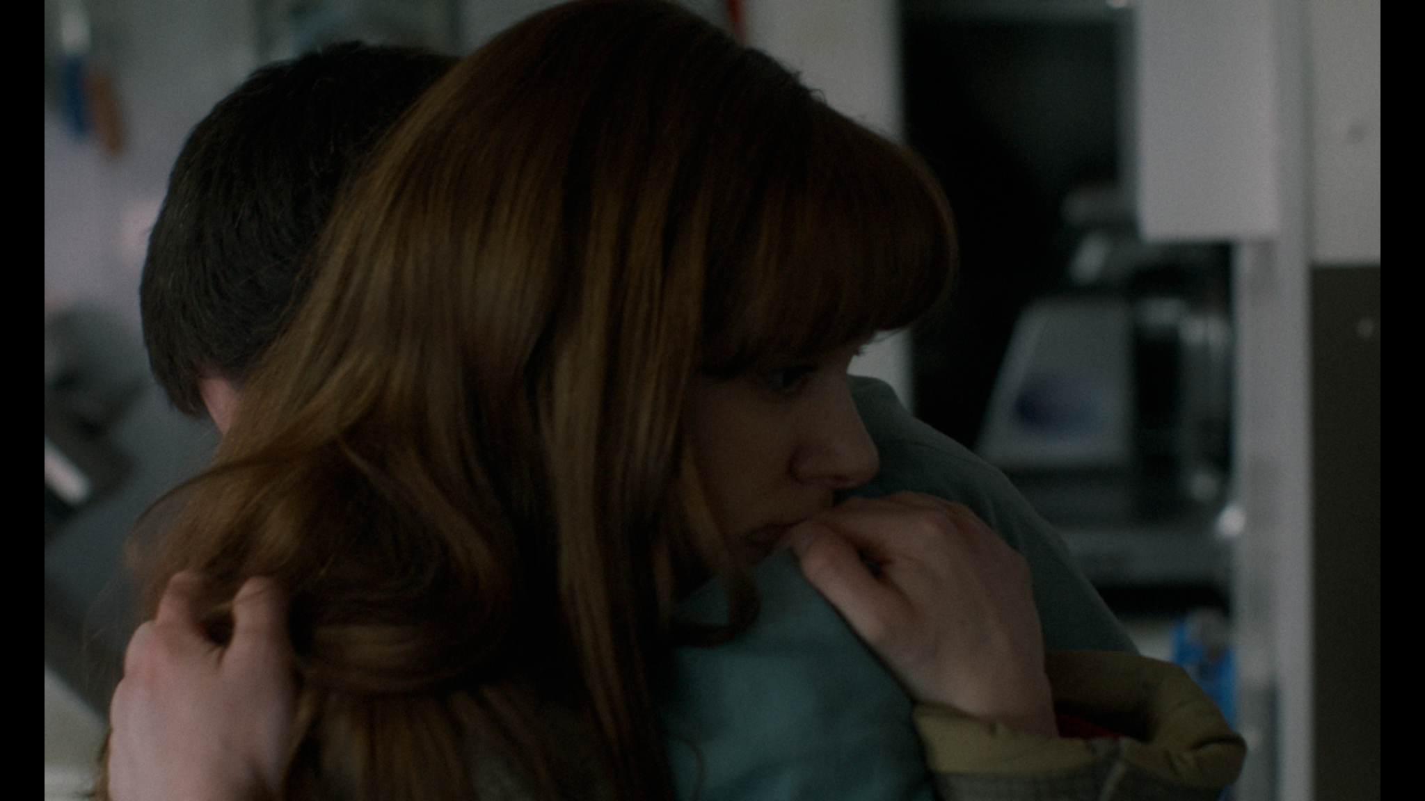 After Francis — Anne and Kieren embrace