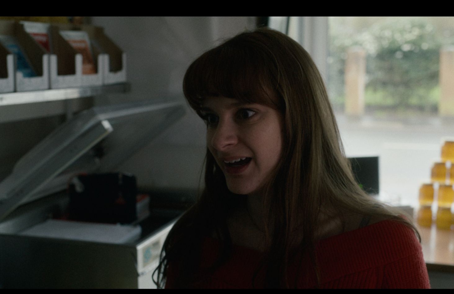 After Francis — Anne in the butcher shop