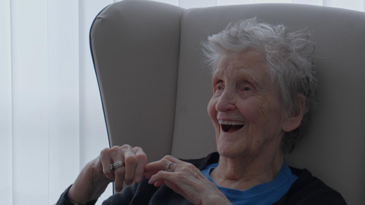 Care-home resident during filming for The ACB Project