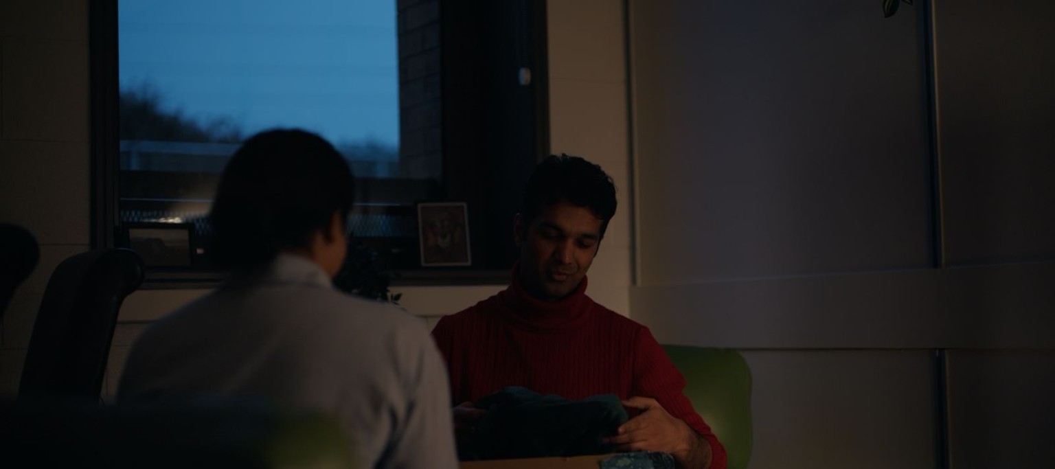 Vishnu seated in Mrs and Mr